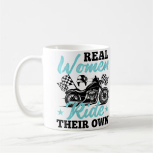 Wo Lustiger Motorradliebhaber für Frauen und Mädch Kaffeetasse