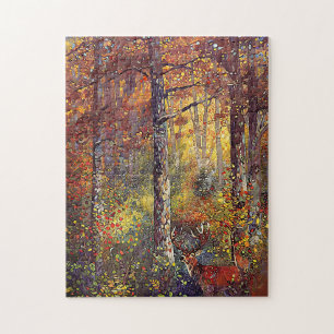 Wo Magie sich verbirgt - Waldlandschaft Puzzle