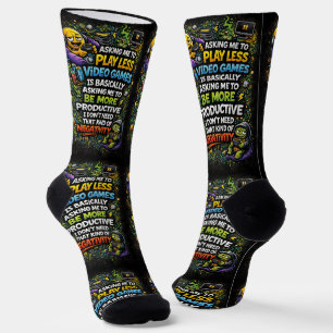 Wo man coole Socken kauft 00323 Videospiel-Socken