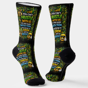 Wo man coole Socken kauft 00326 Hustle With Us Soc