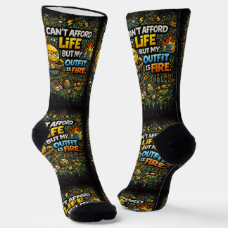 Wo man coole Socken kauft 00337 Outfit ist Fire So