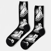 Wo man coole Socken kauft 00361 Personalisierte So (Linkes Detail)