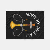 Wo mein Haus bei Funny Hookah rauchen Shisha rauch Fleecedecke (Vorderseite (Horizontal))