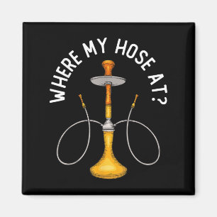 Wo mein Haus bei Funny Hookah rauchen Shisha rauch Magnet
