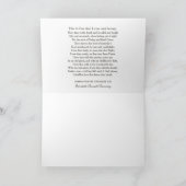 Wo mein Herz ist | Liebe Browning Quote Card Karte (Innenseite)