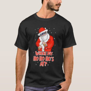Wo mein Ho Ho Ho zu unpassendem sonnigen Weihnacht T-Shirt