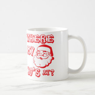 Wo mein Ho ist - Funny Christmas Weihnachtsmann Kaffeetasse