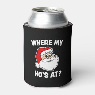 Wo mein Hos am lustigen Weihnachten Sankt cooler Dosenkühler