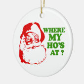 Wo mein Hos bei 2 Keramik Ornament (Links)