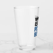 Wo mein Pool-Junge ist Glas (Rechts)