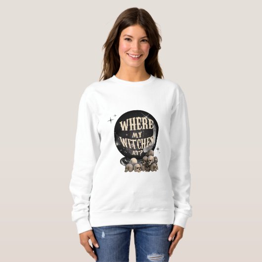 Wo meine Hexen Sweatshirt (Vorne ganz)