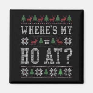 Wo meine Hös At Ho passende Paar Weihnachten Hässl Magnet