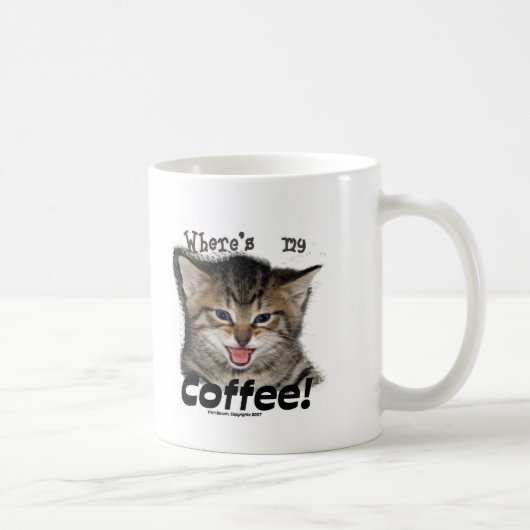 Wo meine Kaffee-Katze ist Kaffeetasse (Rechts)