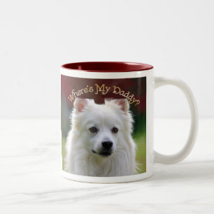 Wo meine Vati-Tasse ist Zweifarbige Tasse