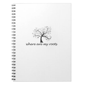 wo meine Wurzeln sind Notizblock