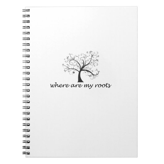 wo meine Wurzeln sind Notizblock (Vorderseite)