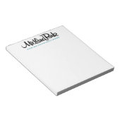 Wo Mitte des Jahrhunderts modernes Notepad trifft Notizblock (angewinkelt)