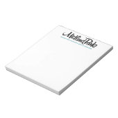 Wo Mitte des Jahrhunderts modernes Notepad trifft Notizblock (Rotiert)