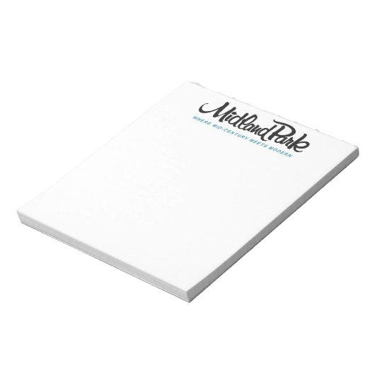 Wo Mitte des Jahrhunderts modernes Notepad trifft Notizblock (Rotiert)