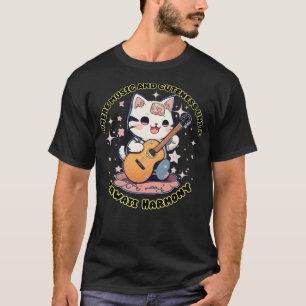 wo Musik und Kultur kawaii Harmonie verbinden T-Shirt