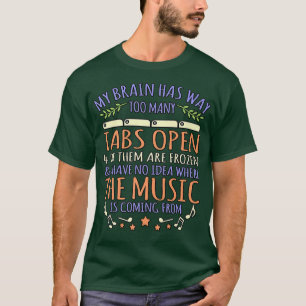 Wo Musik von ADHS Awareness Orange G kommt T-Shirt