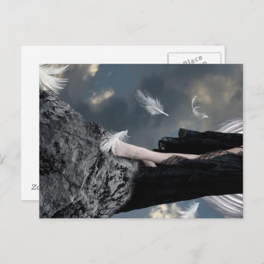 Wo nur Engel Wander Postkarte (Vorne/Hinten)