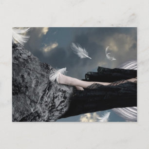 Wo nur Engel Wander Postkarte