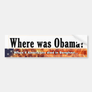 Wo Obama-Autoaufkleber war Autoaufkleber