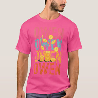 Wo Owen Benutzerdefinierte Münzsammler-Hobbyschien T-Shirt