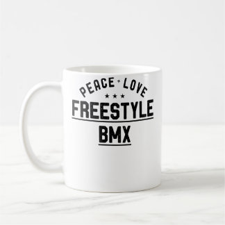 Wo Peace Love FreeBmx FreeBmx Fahrer Kaffeetasse