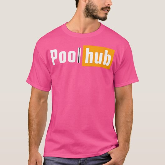 Wo Pool Hub Funny Billiard Pool Team League Snook T-Shirt (Vorderseite)