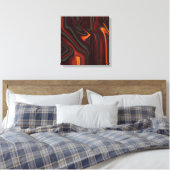 Wo Rauch ist Leinwanddruck (Insitu (Schlafzimmer))
