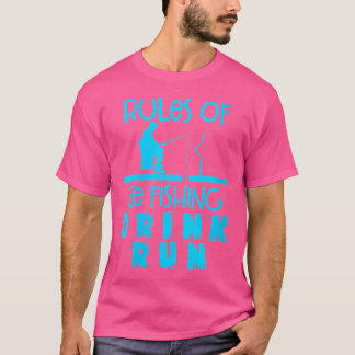Wo Regeln Für Eisangeln Trinken Laufen Eisangler F T-Shirt