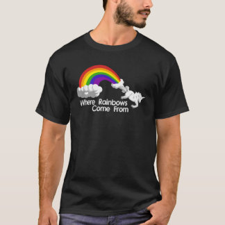 Wo Regenbogen von den T - Shirts kommen