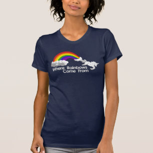 Wo Regenbogen von den T - Shirts kommen