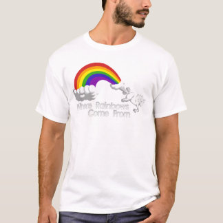 wo Regenbogen von den T - Shirts kommen