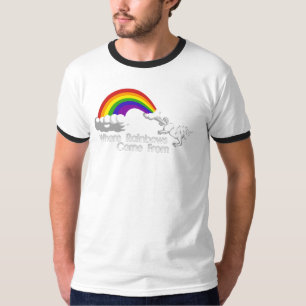 Wo Regenbogen von den T - Shirts kommen