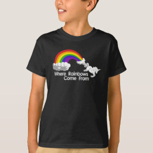 Wo Regenbogen von den T - Shirts kommen