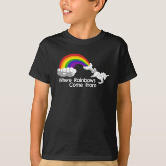 Wo Regenbogen von den T - Shirts kommen