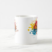 Wo Roller Skating Mädchen Skates 80er Kaffeetasse (Mittel)