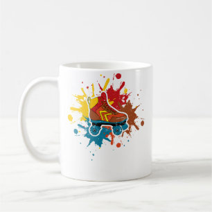 Wo Roller Skating Mädchen Skates 80er Kaffeetasse