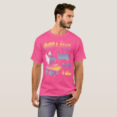 Wo Rolling Into 12 Backprint Roller Skating Birthd T-Shirt (Vorne ganz)