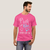 Wo Rosa oder Blau Ich bereits Liebe Sie Schwangers T-Shirt (Vorne ganz)