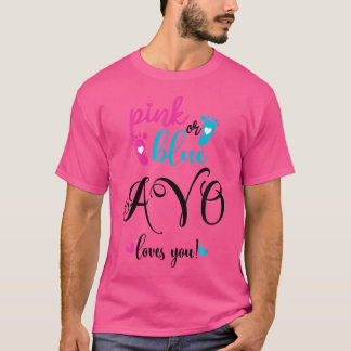Wo rosa oder blaue Avo-Lieben Sie Geschlecht zeige T-Shirt