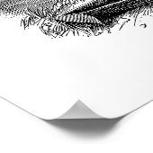 Wo Ruhe auf Fang trifft Poster (Ecke)