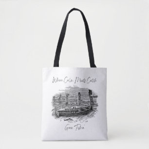 Wo Ruhe auf Fang trifft Tasche