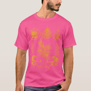 Wo Sawadee Thai Traditioneller Sak Yant Thai Twin T-Shirt