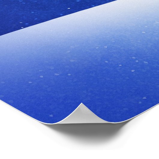 Wo Schneeflocken Geboren sind Poster (Ecke)