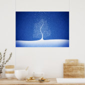 Wo Schneeflocken Geboren sind Poster (Küche)