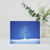 Wo Schneeflocken Geboren sind Postkarte (Stehend Vorderseite)
